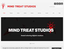 Tablet Screenshot of mindtreatstudios.com